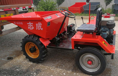 前翻斗1.8吨四轮车 液压翻斗工程用四轮车 FC-18型四轮蹦蹦车 志成机械